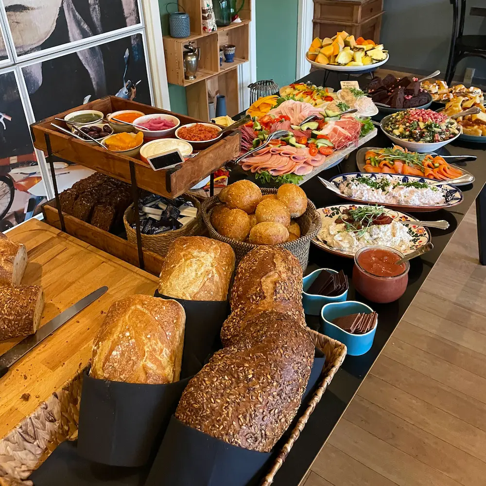 Billede af brunchbuffet